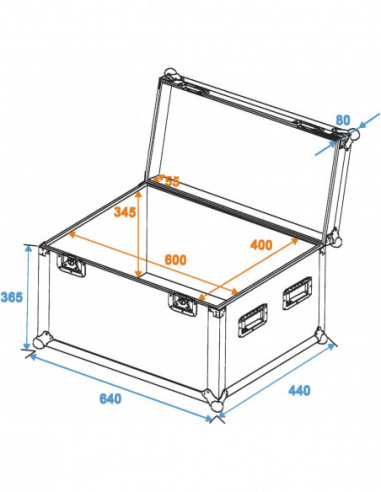 ROADINGER Universal Case Pro 60x40x40cm