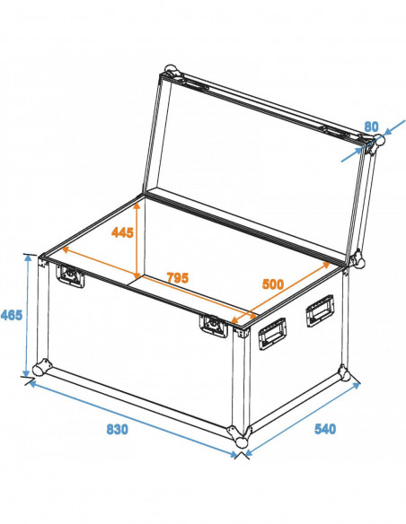 ROADINGER Universal Case Pro 80x50x50cm