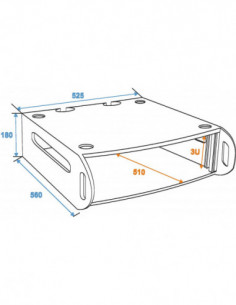ROADINGER Rack Unit 3U 2