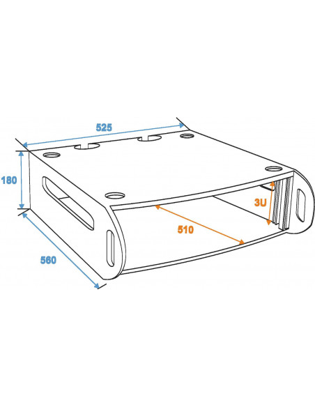 ROADINGER Rack Unit 3U