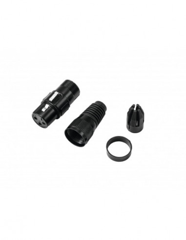 OMNITRONIC XLR socket 3pin black...
