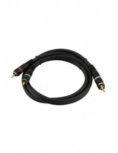 OMNITRONIC RCA cable 2x2 1.5m 2