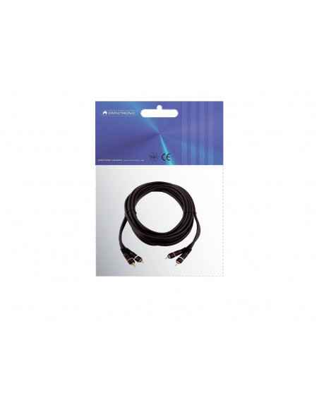 OMNITRONIC RCA cable 2x2 3m