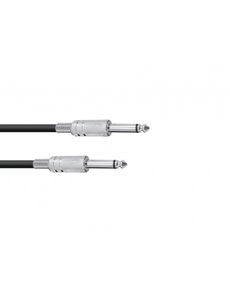 OMNITRONIC Jack cable 6.3 mono 1m bk