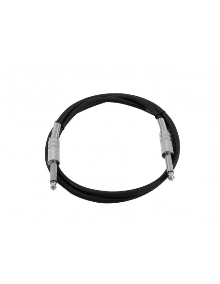 OMNITRONIC Jack cable 6.3 mono 1m bk