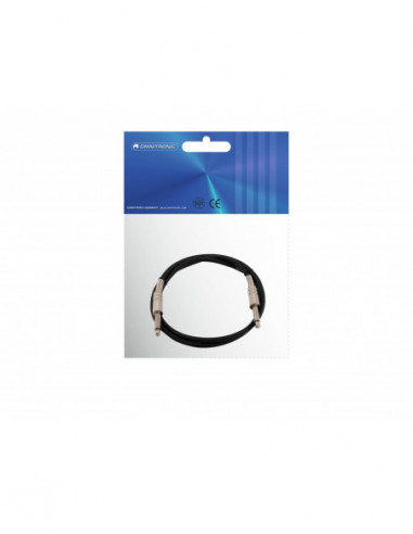 OMNITRONIC Jack cable 6.3 mono 1m bk