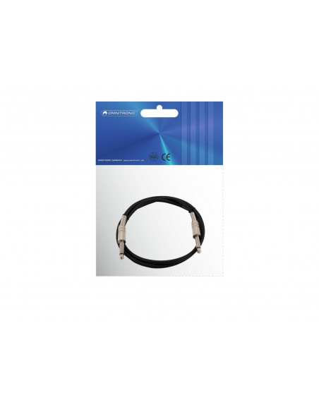 OMNITRONIC Jack cable 6.3 mono 1.5m bk