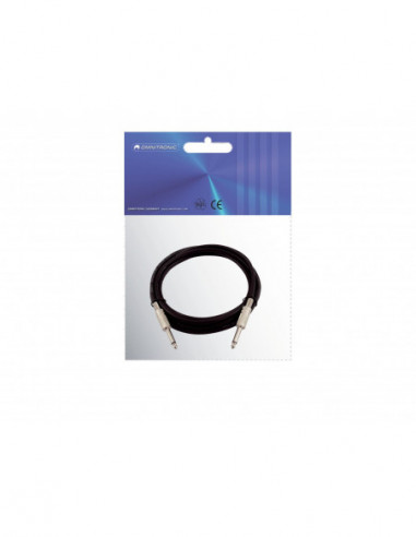 OMNITRONIC Jack cable 6.3 mono 3m bk