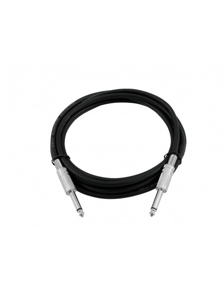 OMNITRONIC Jack cable 6.3 mono 6m bk