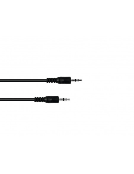 OMNITRONIC Jack cable 3.5 stereo 1.5m bk