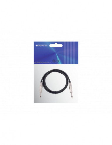 OMNITRONIC Jack cable 6.3 mono 3m bk...