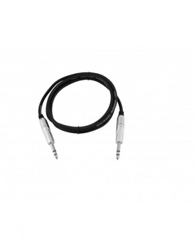 OMNITRONIC Jack cable 6.3 stereo 1m...