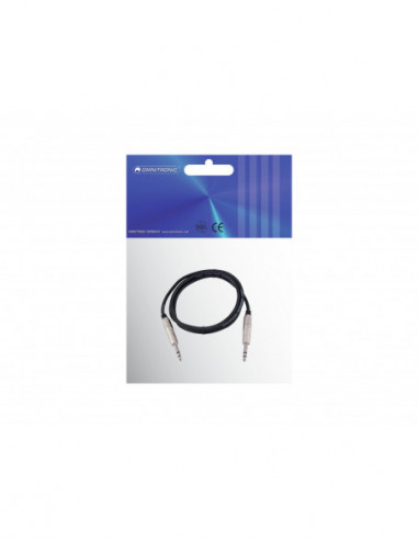 OMNITRONIC Jack cable 6.3 stereo 1m...