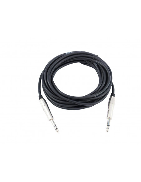 OMNITRONIC Jack cable 6.3 stereo 6m bk ROAD