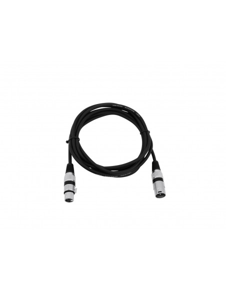 OMNITRONIC XLR cable 3pin 3m bk