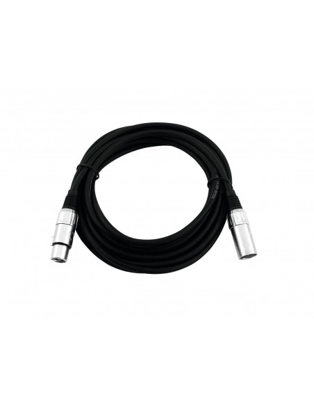 OMNITRONIC XLR cable 3pin 7.5m bk