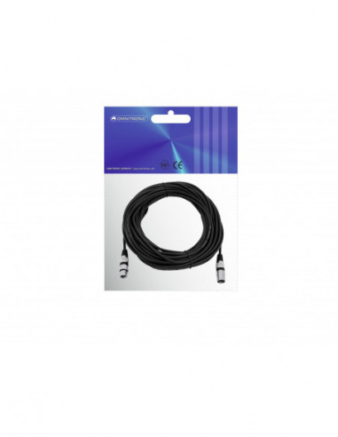 OMNITRONIC XLR cable 3pin 20m bk