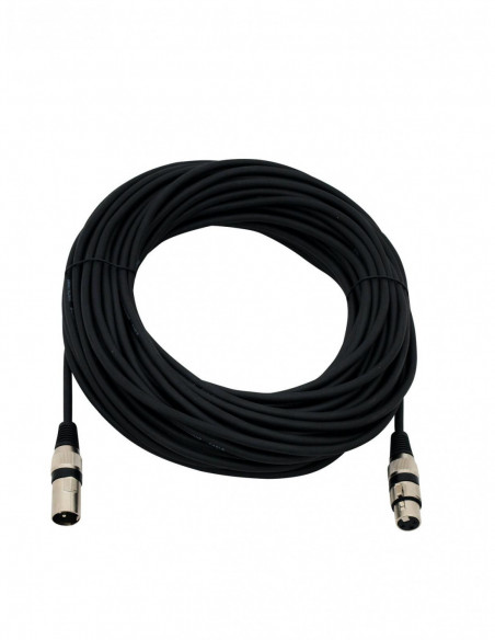 OMNITRONIC XLR cable 3pin 25m bk