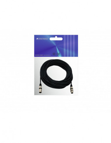 OMNITRONIC XLR cable 3pin 25m bk