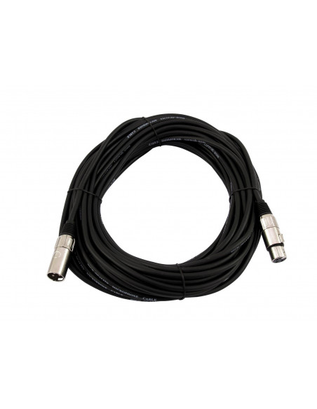 OMNITRONIC XLR cable 3pin 30m bk