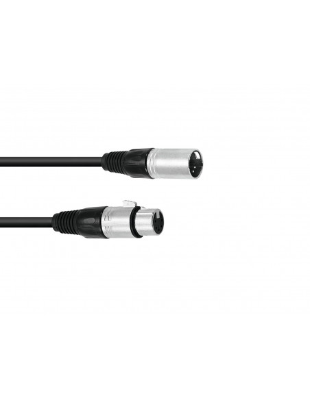 OMNITRONIC XLR cable 5pin 0.5m bk
