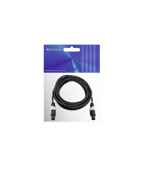 OMNITRONIC Speaker cable Speaker 2x1.5 10m bk