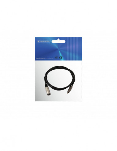 OMNITRONIC Adaptercable RCA/XLR(M) 2m bk