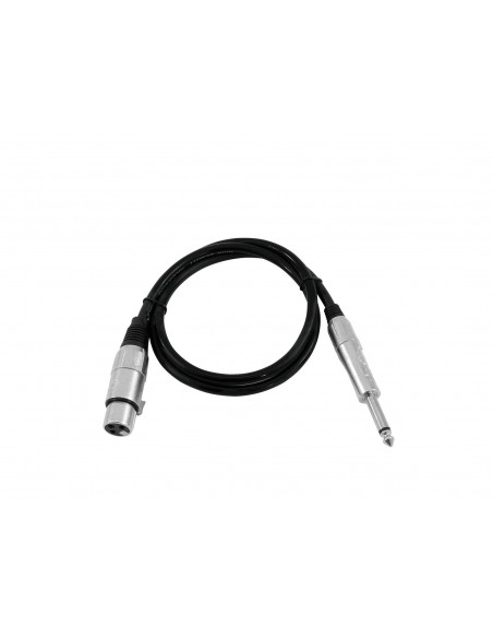 OMNITRONIC Adaptercable XLR(F)/Jack mono 0.9m bk
