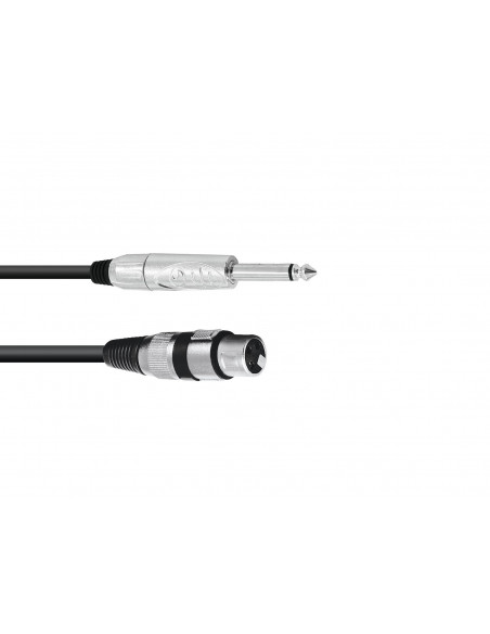 OMNITRONIC Adaptercable XLR(F)/Jack mono 2m bk