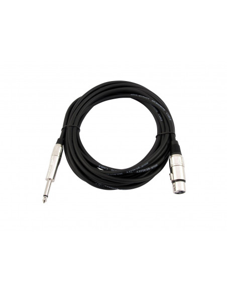 OMNITRONIC Adaptercable XLR(F)/Jack mono 5m bk