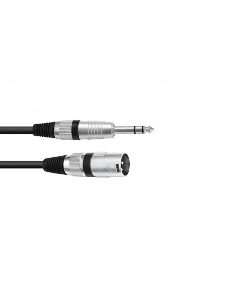 OMNITRONIC Adaptercable XLR(M)/Jack stereo 2m bk