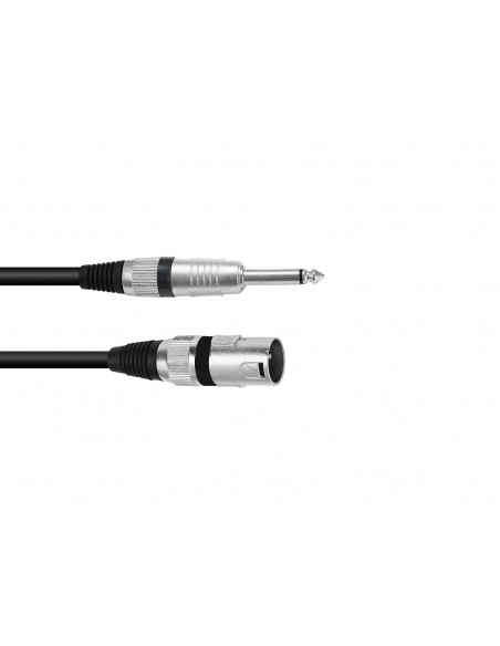 OMNITRONIC Adaptercable XLR(M)/Jack mono 0.9m bk