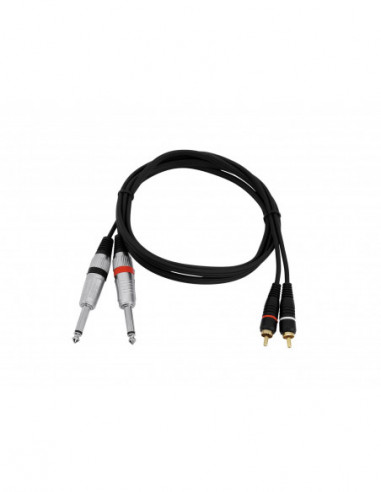 OMNITRONIC Adaptercable 2xJack/2xRCA...