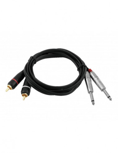 OMNITRONIC Adaptercable 2xJack/2xRCA...