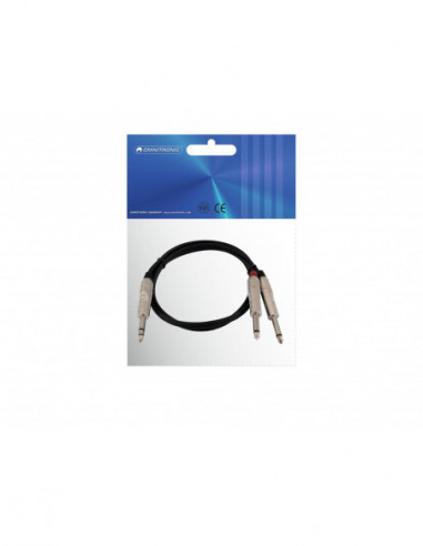 OMNITRONIC Adaptercable Jack/2xJack 3m