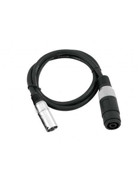 OMNITRONIC Adaptercable Speaker(F)/XLR(M) 1m bk
