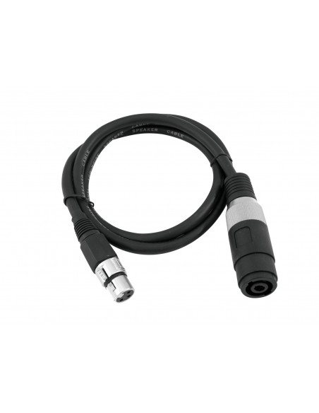 OMNITRONIC Adaptercable Speaker(F)/XLR(F) 1m bk