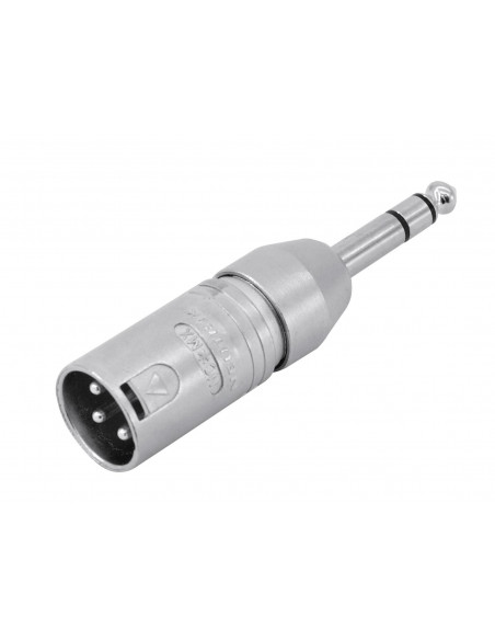 NEUTRIK Adapter XLR(M)/6.35 Jack stereo NA3MP