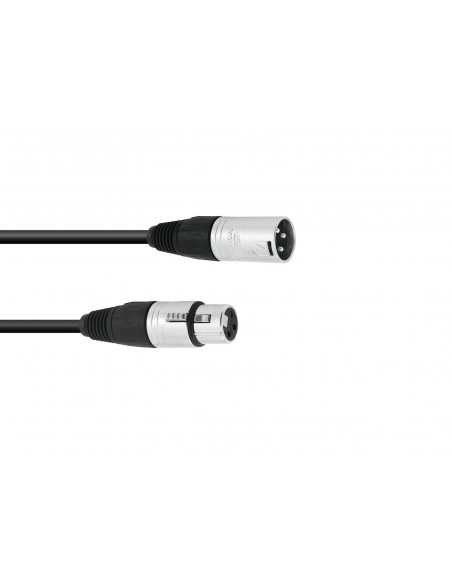 SOMMER CABLE XLR cable 3pin 0.5m bk Neutrik