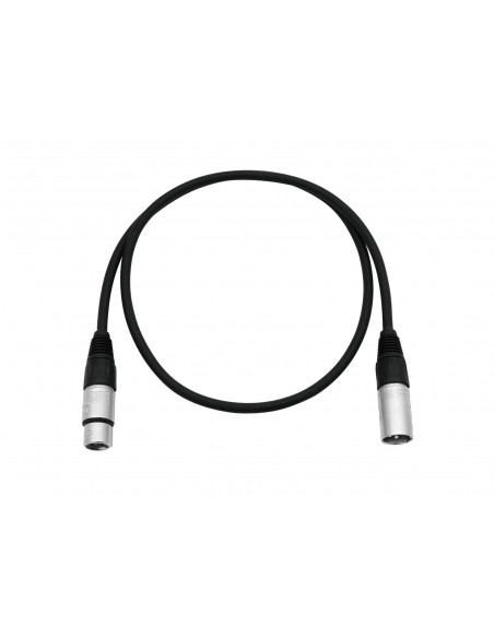 SOMMER CABLE XLR cable 3pin 0.5m bk Neutrik