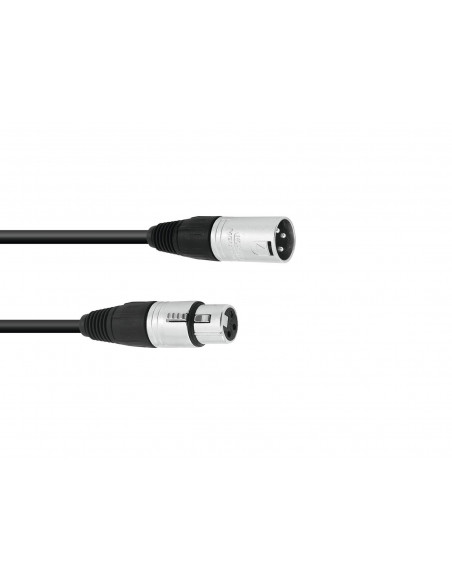 SOMMER CABLE XLR cable 3pin 1.5m bk Neutrik