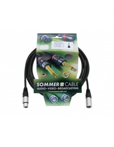 SOMMER CABLE XLR cable 3pin 6m bk...