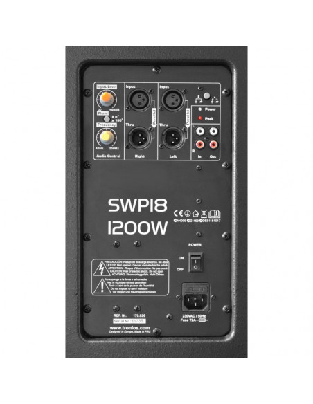 Subwoofer Activo 18" 600W SWP18PRO