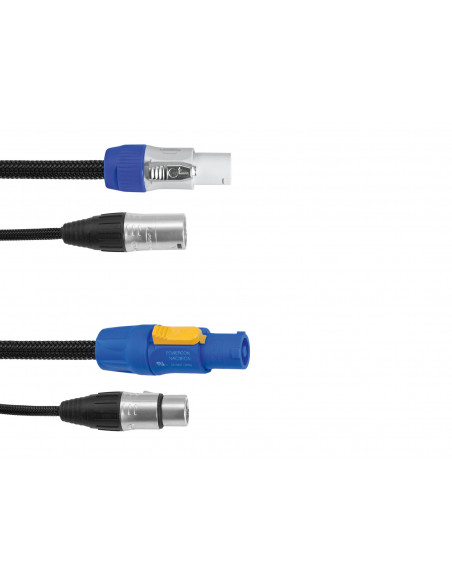 EUROLITE Combi Cable DMX P-Con/3pin XLR 1,5m