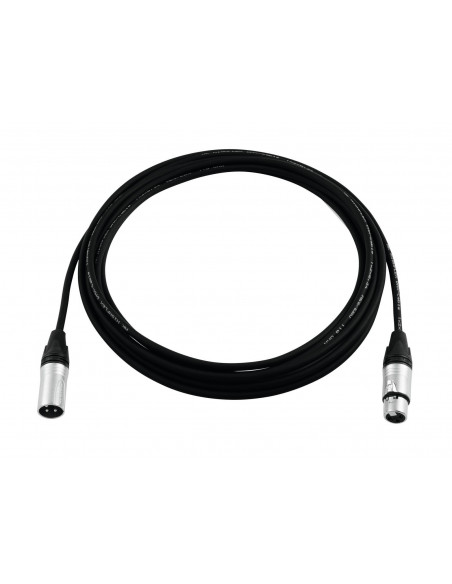 PSSO DMX cable XLR 3pin 20m bk Neutrik