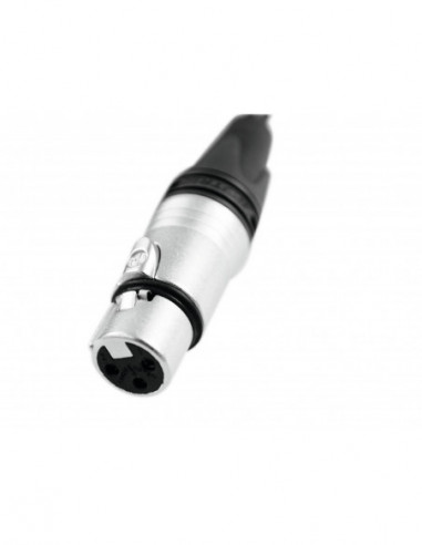 PSSO DMX cable XLR 3pin 20m bk Neutrik