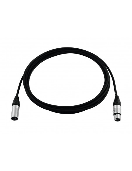 PSSO DMX cable XLR 5pin 1m bk Neutrik