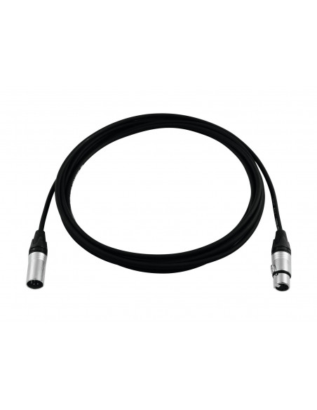 PSSO DMX cable XLR 5pin 1.5m bk Neutrik