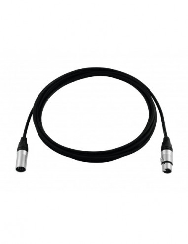 PSSO DMX cable XLR 5pin 5m bk Neutrik