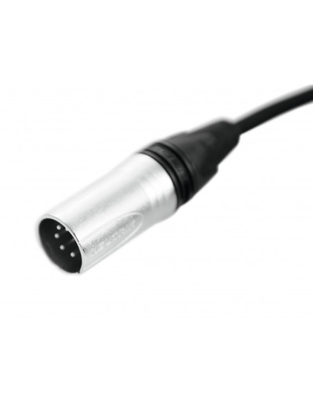 PSSO DMX cable XLR 5pin 10m bk Neutrik